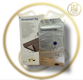 پانسمان آترومن نقره هارتمن (Hartmann Atrauman Ag) یک لایه تماسی ضدباکتری و نچسب پیشرفته، ساخت کمپانی معتبر هارتمن آلمان است که جهت کنترل عفونت، محافظت از بستر گرانوله و تسریع التیام زخمهای کلونیزهشده طراحی گردیده است. این پانسمان متشکل از توری پلیآمیدی