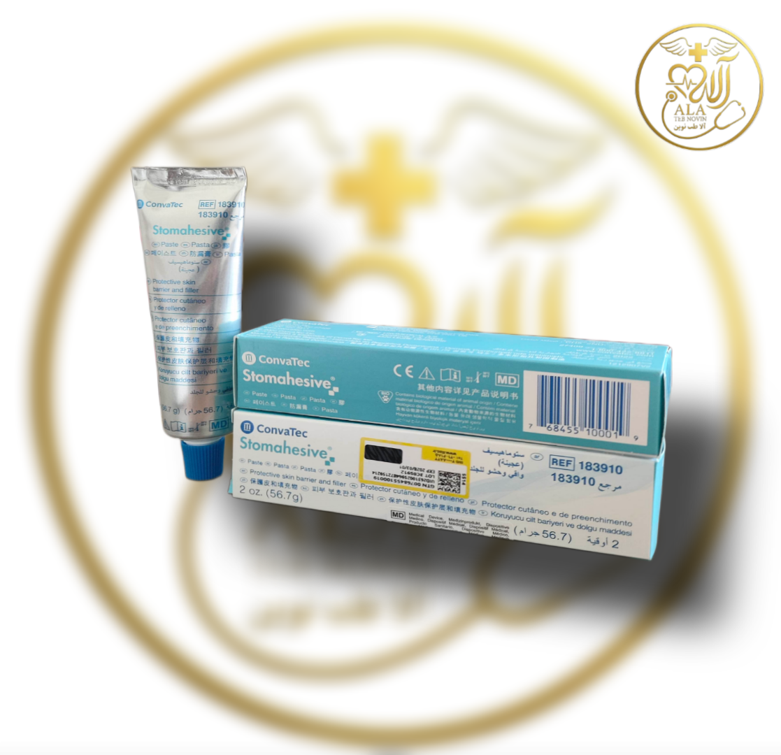 خمیر استومی استوما کنواتک (ConvaTec Stomahesive Paste) یک فیلر و سیلنت (درزگیر) هیدروکلوئیدی فوق‌پیشرفته بر پایه پکتین، ژلاتین و کربوکسی‌متیل‌سلولز سدیم (CMC) است. این محصول با پر کردن فرورفتگی‌ها، چین‌وچروک‌ها و ناهمواری‌های پوست اطراف استوما (Perist